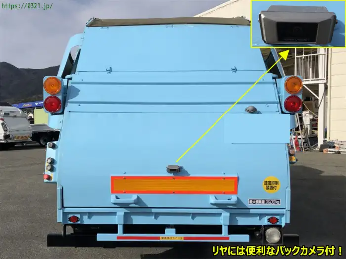 日野 レンジャー 中型/増トン パッカー車 プレス式 ベッドの中古トラック画像4