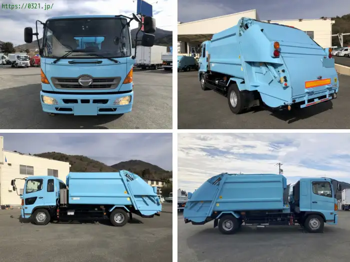 日野 レンジャー 中型/増トン パッカー車 プレス式 ベッドの中古トラック画像5