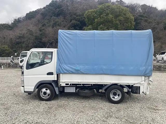 三菱 キャンター 小型 ウイング 幌ウイング パワーゲートの中古トラック画像5