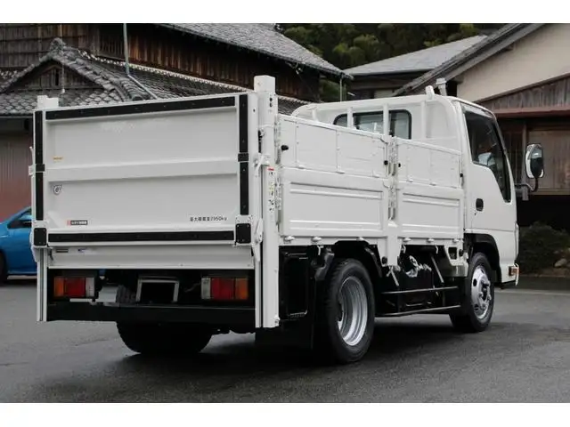 いすゞ エルフ 小型 平ボディ パワーゲート 床鉄板の中古トラック画像2