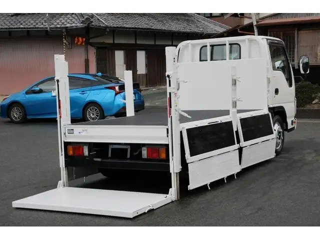 いすゞ エルフ 小型 平ボディ パワーゲート 床鉄板の中古トラック画像5