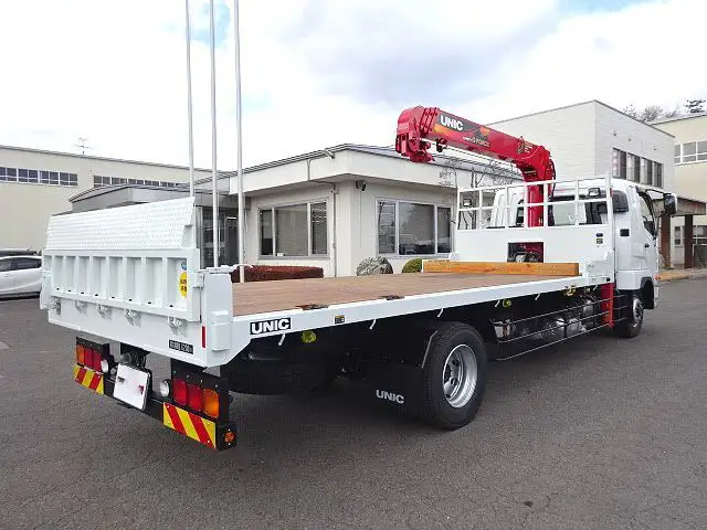 三菱 ファイター 中型/増トン 車両重機運搬 4段クレーン ラジコンの中古トラック画像2