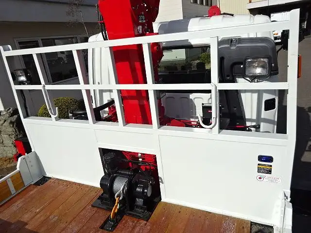 三菱 ファイター 中型/増トン 車両重機運搬 4段クレーン ラジコンの中古トラック画像7