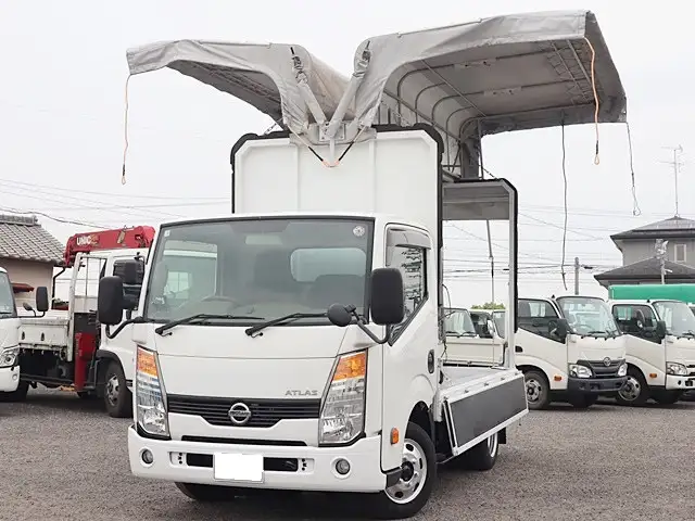 日産 アトラス 小型 ウイング 幌ウイング TKG-SZ2F24の中古トラック画像6
