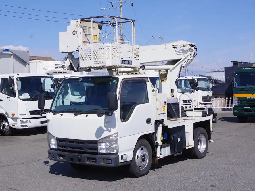 いすゞ エルフ 小型 高所・建柱車 高所作業車 TKG-NKR85ANの中古トラック画像1