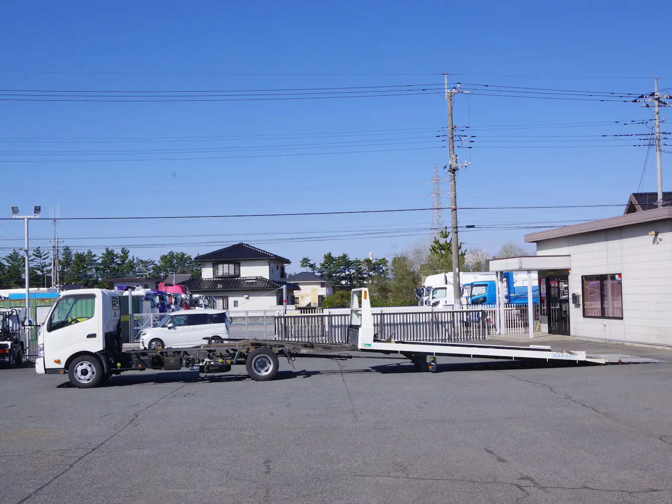 日野 デュトロ 小型 車両重機運搬 ラジコン ウインチの中古トラック画像7