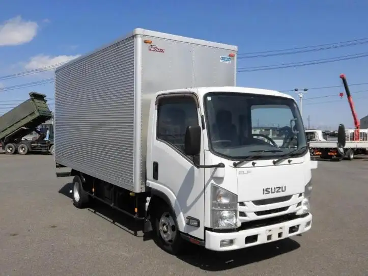 いすゞ エルフ 小型 アルミバン サイドドア TRG-NLR85ANの中古トラック画像2