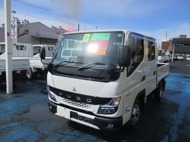 三菱 キャンター 小型 平ボディ Wキャブ 2RG-FBA20｜画像1