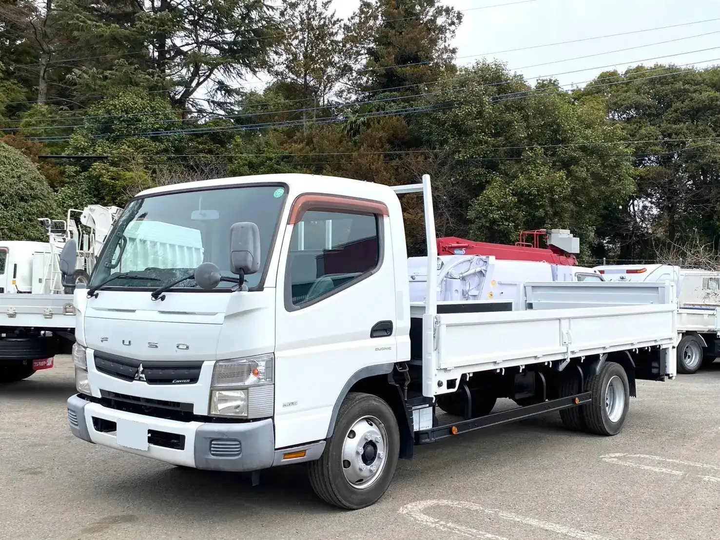 三菱 キャンター 小型 平ボディ パワーゲート 床鉄板｜画像1
