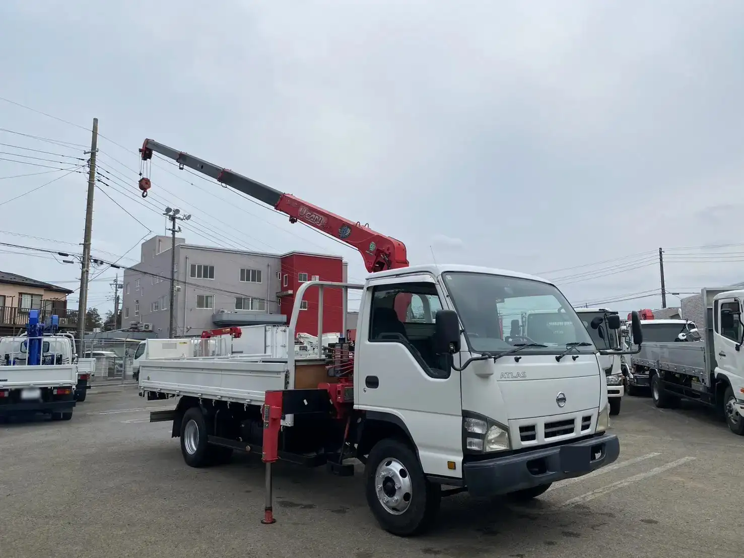 日産 アトラス 小型 クレーン付 4段 ラジコンの中古トラック画像2