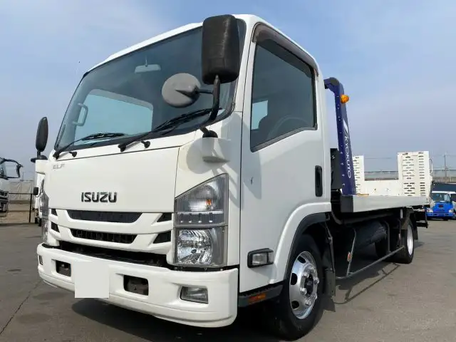 いすゞ エルフ 小型 車両重機運搬 ラジコン ウインチの中古トラック画像1