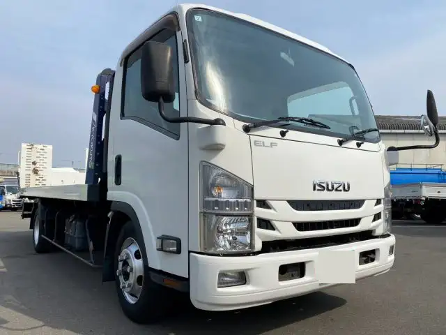 いすゞ エルフ 小型 車両重機運搬 ラジコン ウインチの中古トラック画像2