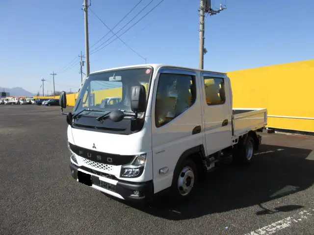 三菱 キャンター 小型 平ボディ Wキャブ 2RG-FBA20｜画像1