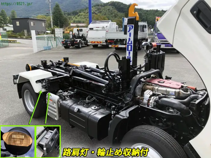日野 デュトロ 小型 アームロール ツインホイスト 2KG-XZU605Mの中古トラック画像12