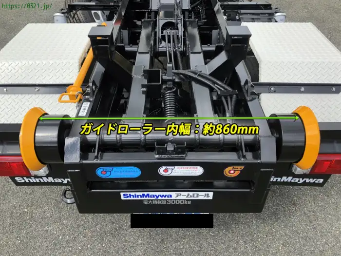日野 デュトロ 小型 アームロール ツインホイスト 2KG-XZU605Mの中古トラック画像13