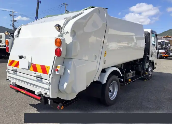 いすゞ エルフ 小型 パッカー車 プレス式 回転ダンプ式の中古トラック画像3
