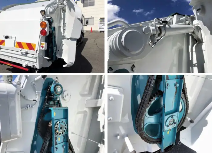 いすゞ エルフ 小型 パッカー車 プレス式 回転ダンプ式の中古トラック画像11