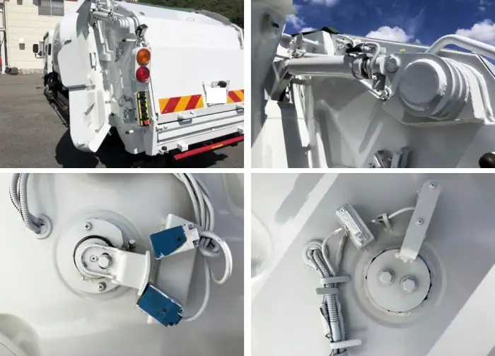 いすゞ エルフ 小型 パッカー車 プレス式 回転ダンプ式の中古トラック画像13