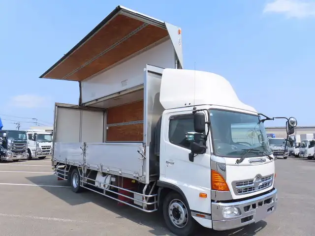 日野 レンジャー 中型/増トン ウイング QKG-FJ7JLAA H26の中古トラック画像3