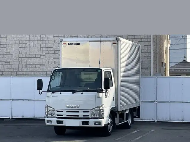いすゞ エルフ 小型 アルミバン パワーゲート BKG-NJR85ANの中古トラック画像1