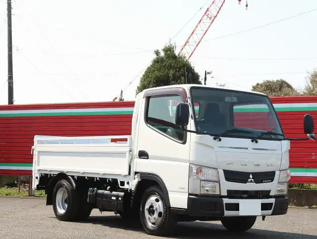 三菱 キャンター 小型 平ボディ パワーゲート TKG-FBA20の中古トラック画像2