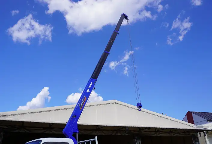 三菱 キャンター 小型 クレーン付 4段 ラジコンの中古トラック画像6