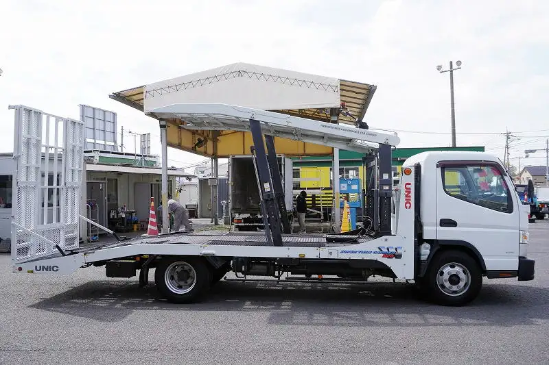 三菱 キャンター 小型 車両重機運搬 ラジコン ウインチの中古トラック画像2