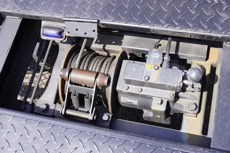 三菱 キャンター 小型 車両重機運搬 ラジコン ウインチの中古トラック画像7