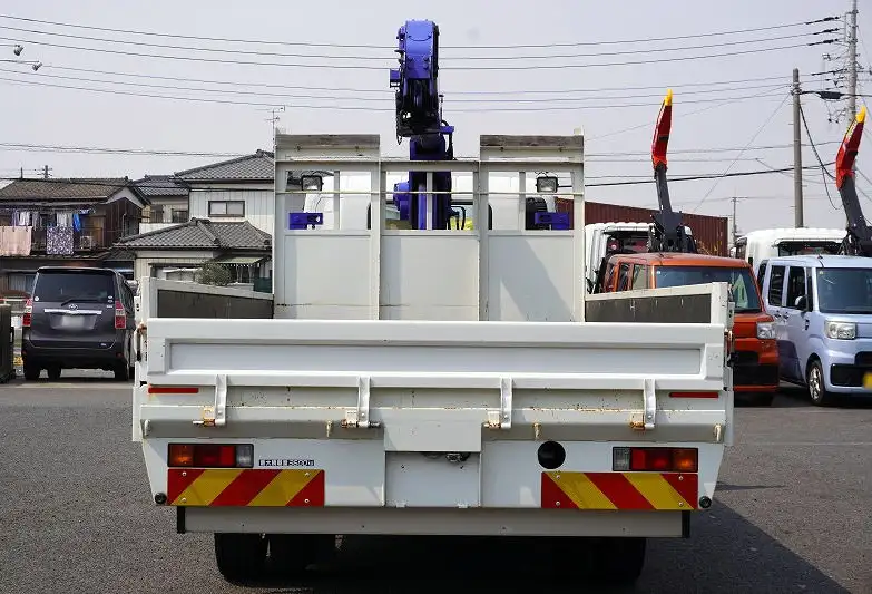 三菱 キャンター 小型 車両重機運搬 4段クレーン ラジコンの中古トラック画像3
