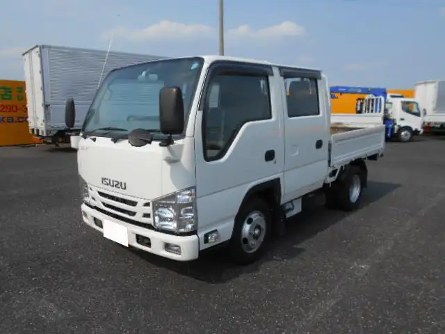 いすゞ エルフ 小型 平ボディ Wキャブ TRG-NJR85Aの中古トラック画像1
