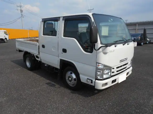 いすゞ エルフ 小型 平ボディ Wキャブ TRG-NJR85Aの中古トラック画像4