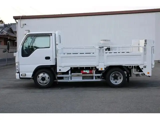 いすゞ エルフ 小型 平ボディ パワーゲート 床鉄板の中古トラック画像3