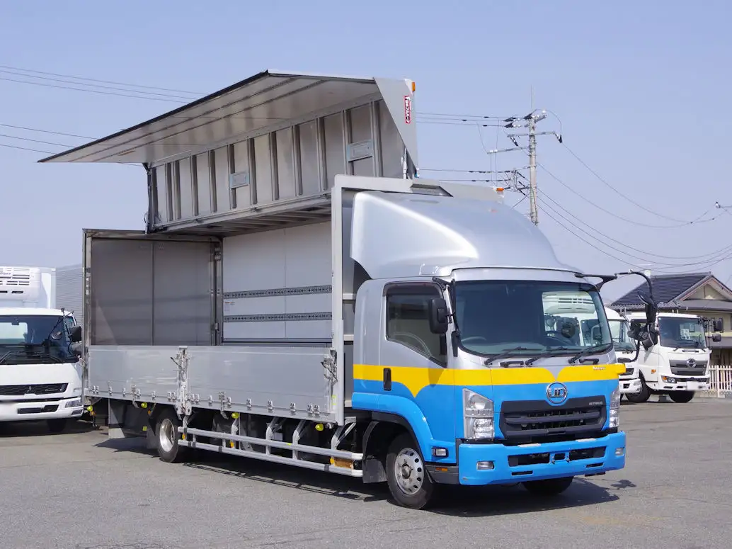 日産UD コンドル 中型/増トン ウイング パワーゲート エアサスの中古トラック画像2
