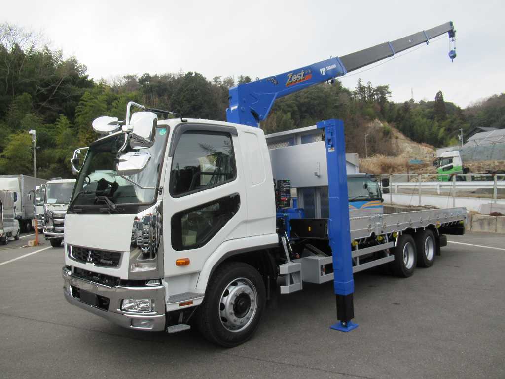 三菱 ファイター 中型/増トン 車両重機運搬 セルフローダー 2DG-FQ62F