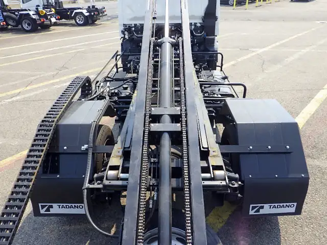 三菱 キャンター 小型 車両重機運搬 ラジコン ウインチの中古トラック画像16
