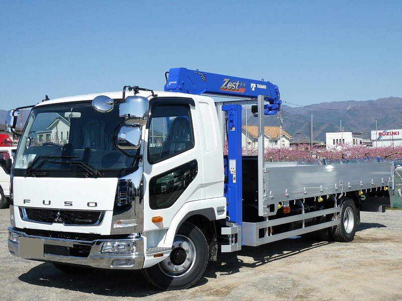 三菱 ファイター 中型/増トン 車両重機運搬 セルフローダー 2KG-FK62FZ