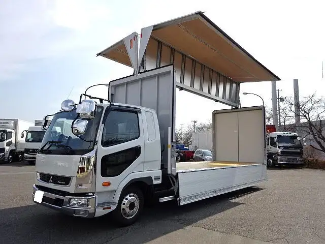 三菱 ファイター 中型/増トン ウイング エアサス ベッドの中古トラック画像6