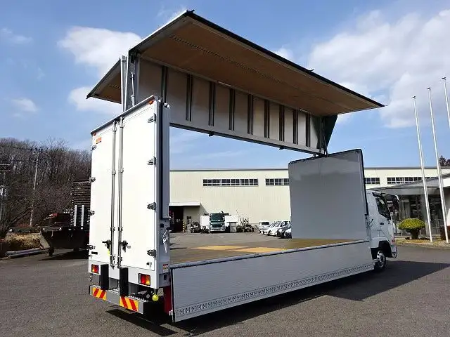 三菱 ファイター 中型/増トン ウイング エアサス ベッドの中古トラック画像7
