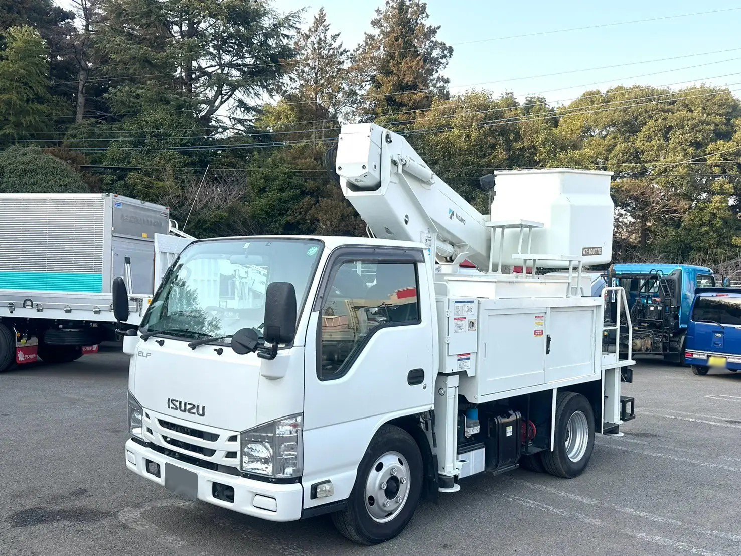 いすゞ エルフ 小型 高所・建柱車 高所作業車 TPG-NKR85AN