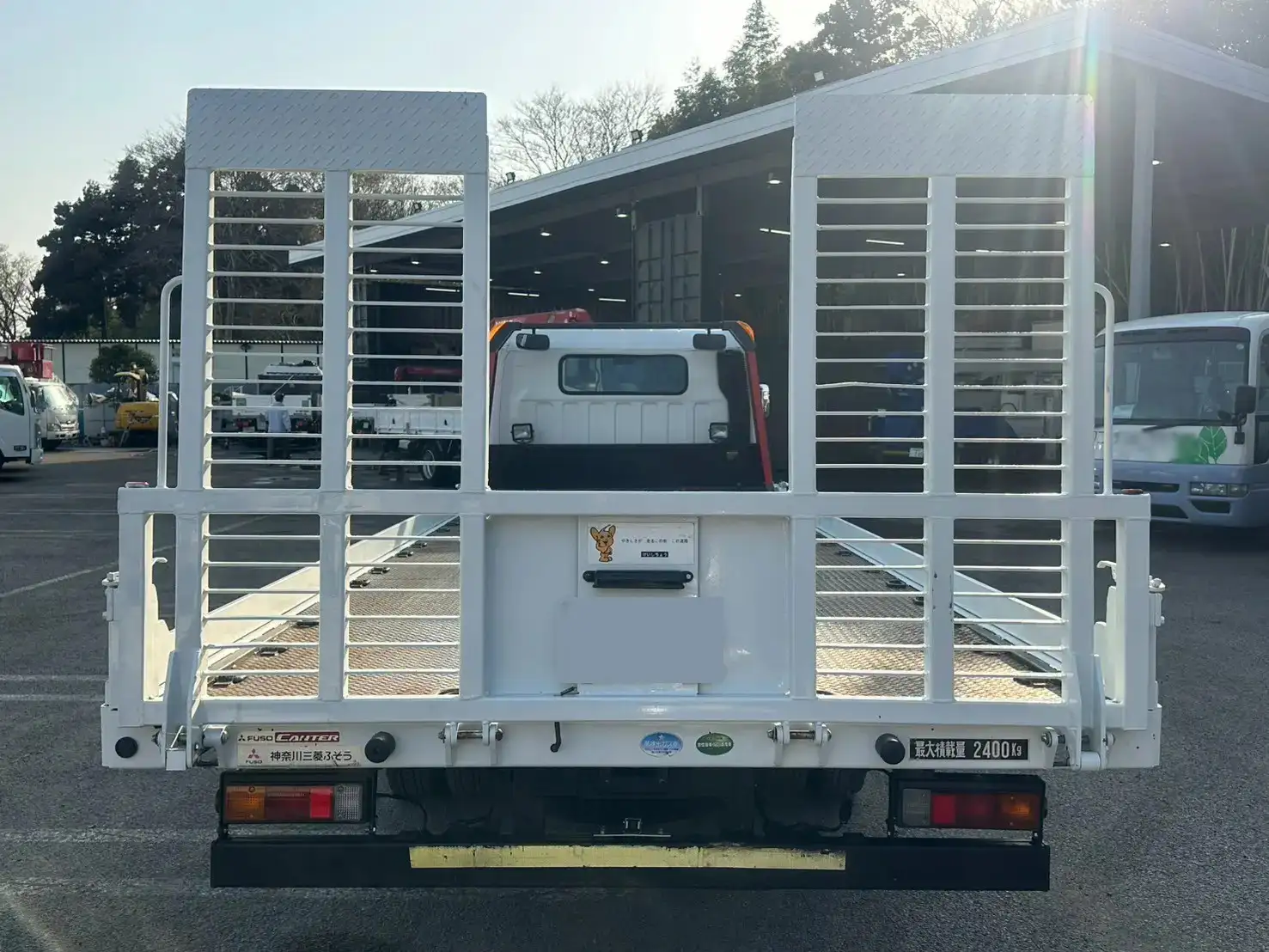 三菱 キャンター 小型 車両重機運搬 ラジコン ウインチの中古トラック画像4
