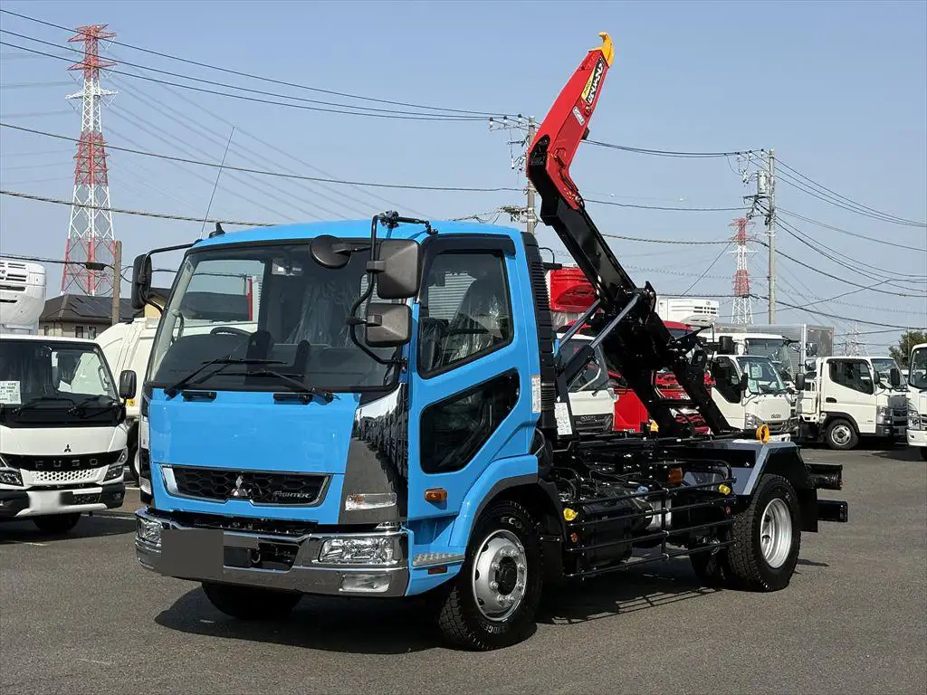 三菱 ファイター 中型/増トン アームロール ツインホイスト 2KG-FK72FZ｜画像1