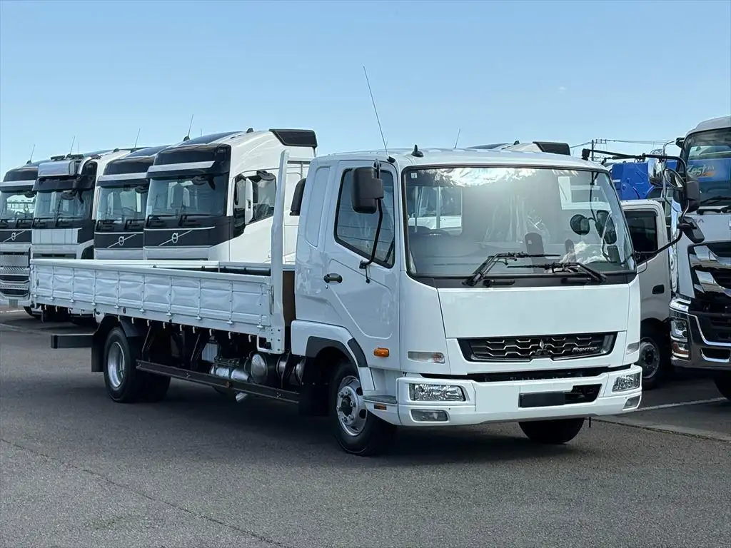 三菱 ファイター 中型/増トン 平ボディ ベッド 2KG-FK62Fの中古トラック画像2