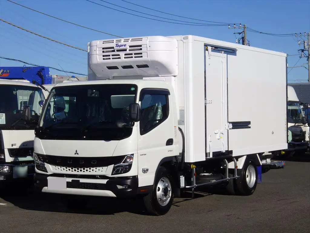 三菱 キャンター 小型 冷凍冷蔵 低温 パワーゲート｜画像1