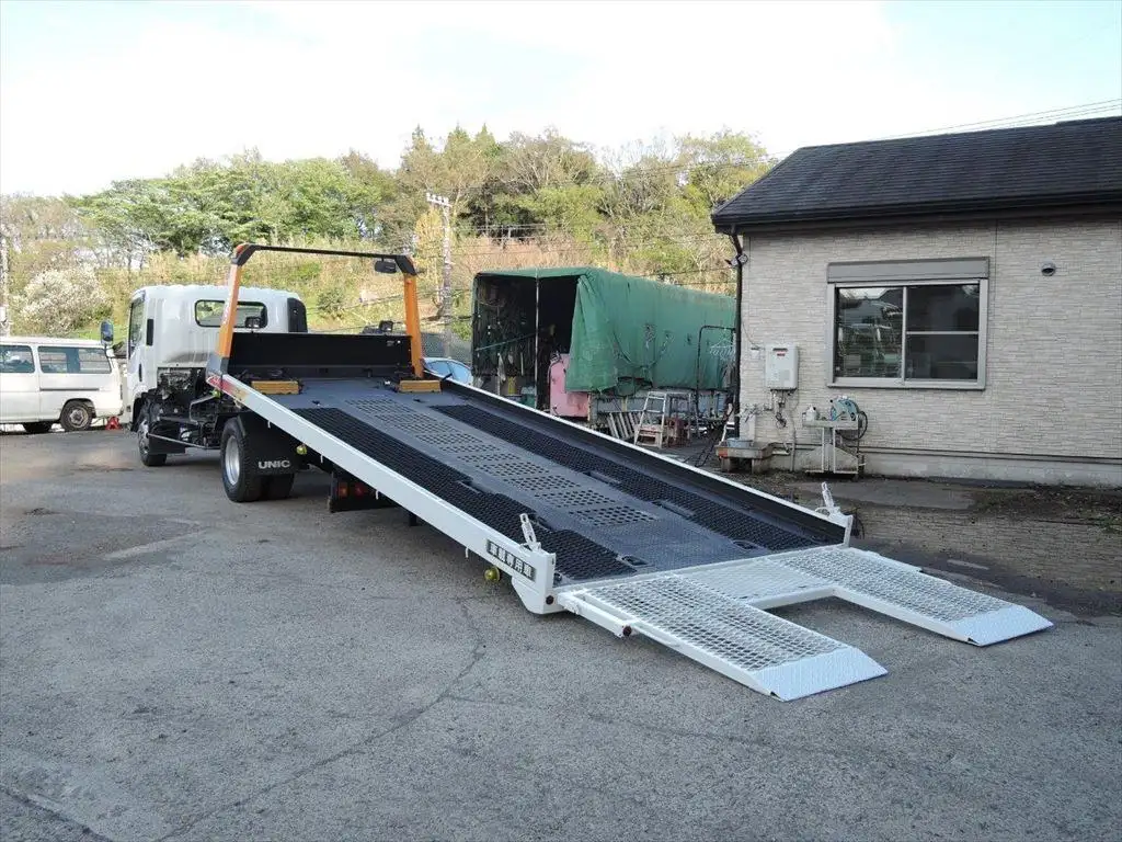 いすゞ エルフ 小型 車両重機運搬 ラジコン ウインチの中古トラック画像7
