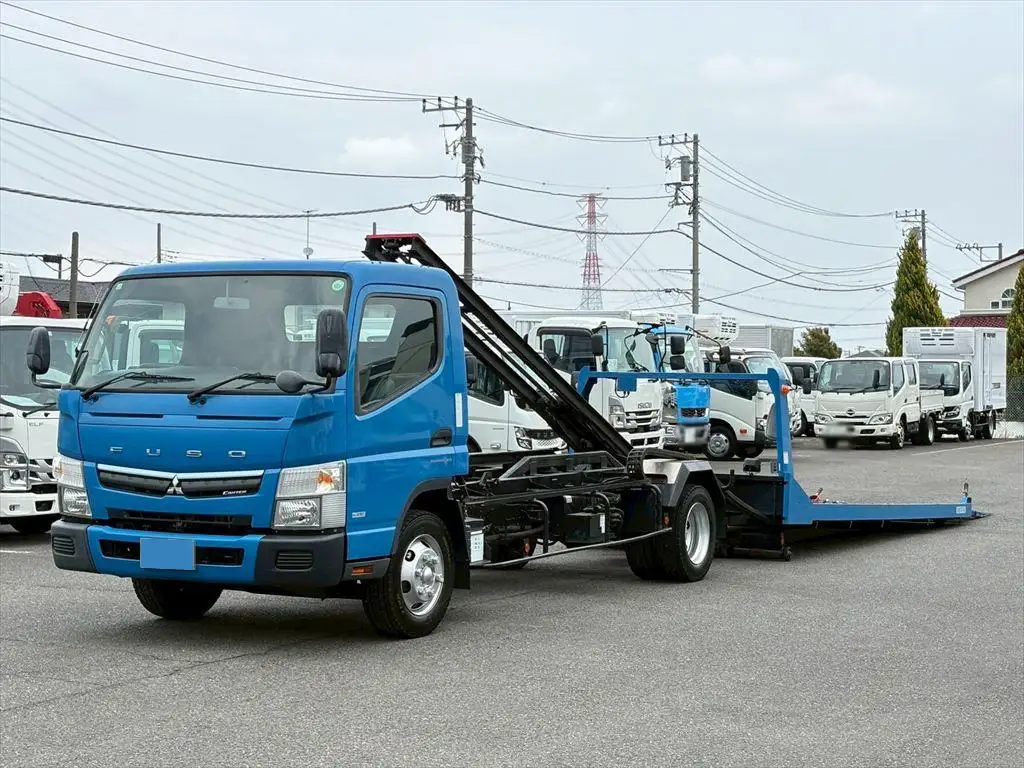 三菱 キャンター 小型 車両重機運搬 ラジコン ウインチ｜画像1