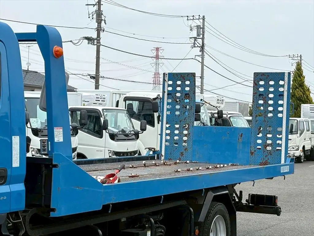 三菱 キャンター 小型 車両重機運搬 ラジコン ウインチの中古トラック画像5