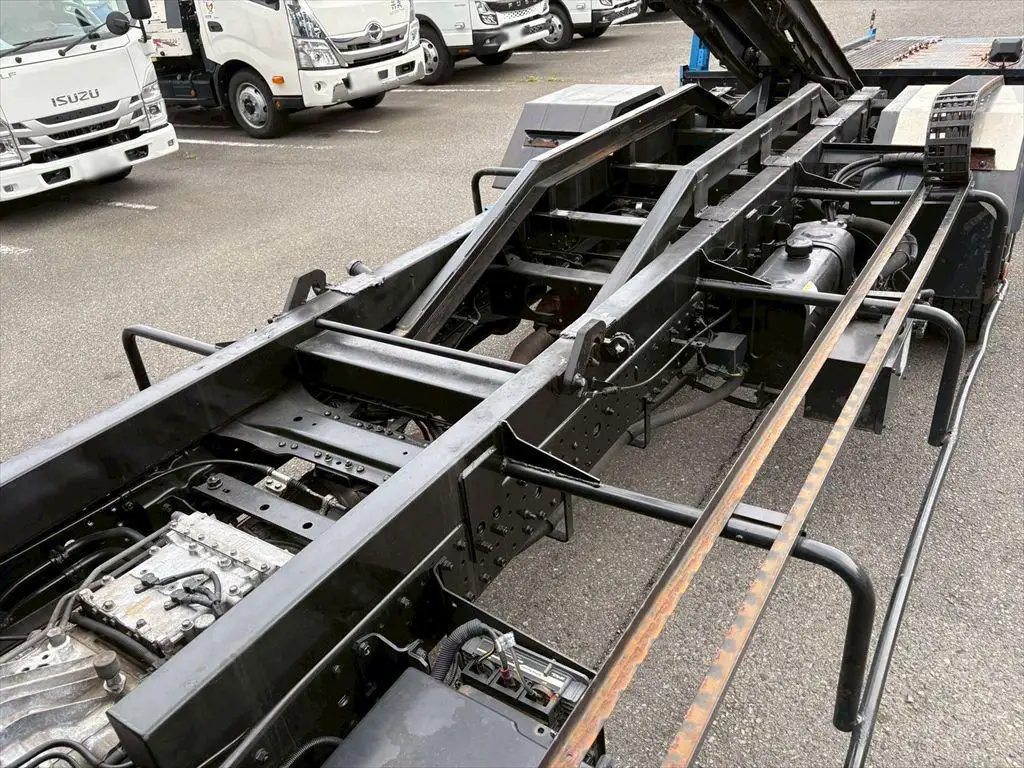 三菱 キャンター 小型 車両重機運搬 ラジコン ウインチの中古トラック画像像17