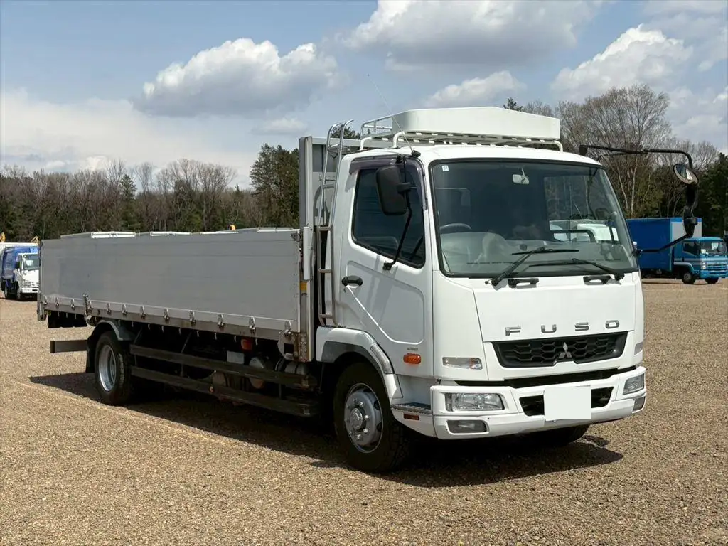 三菱 ファイター 中型/増トン 平ボディ 床鉄板 アルミブロックの中古トラック画像2