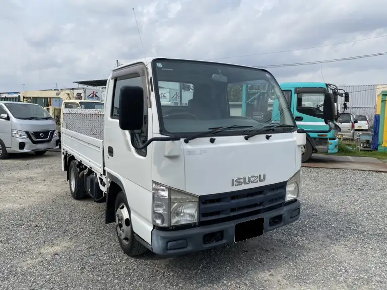 いすゞ エルフ 小型 平ボディ パワーゲート BKG-NJR85Aの中古トラック画像3