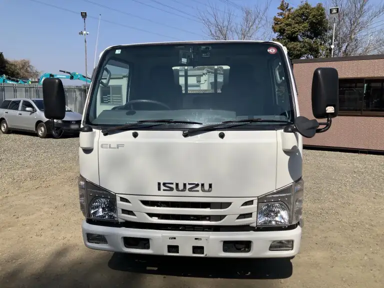 いすゞ エルフ 小型 平ボディ パワーゲート 床鉄板の中古トラック画像2